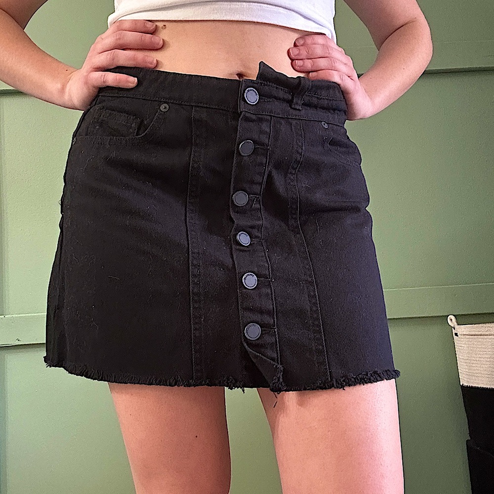 Black Mini Skirt Size Medium